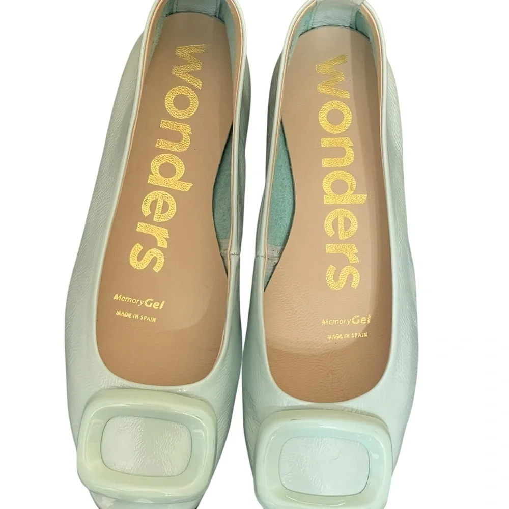 Wonders‎ Ballet Flat In Lack Akua memory gel size 36(6)